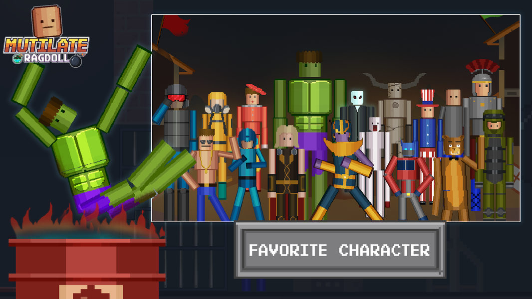 Mutilate Ragdoll - Gameplay image of android game