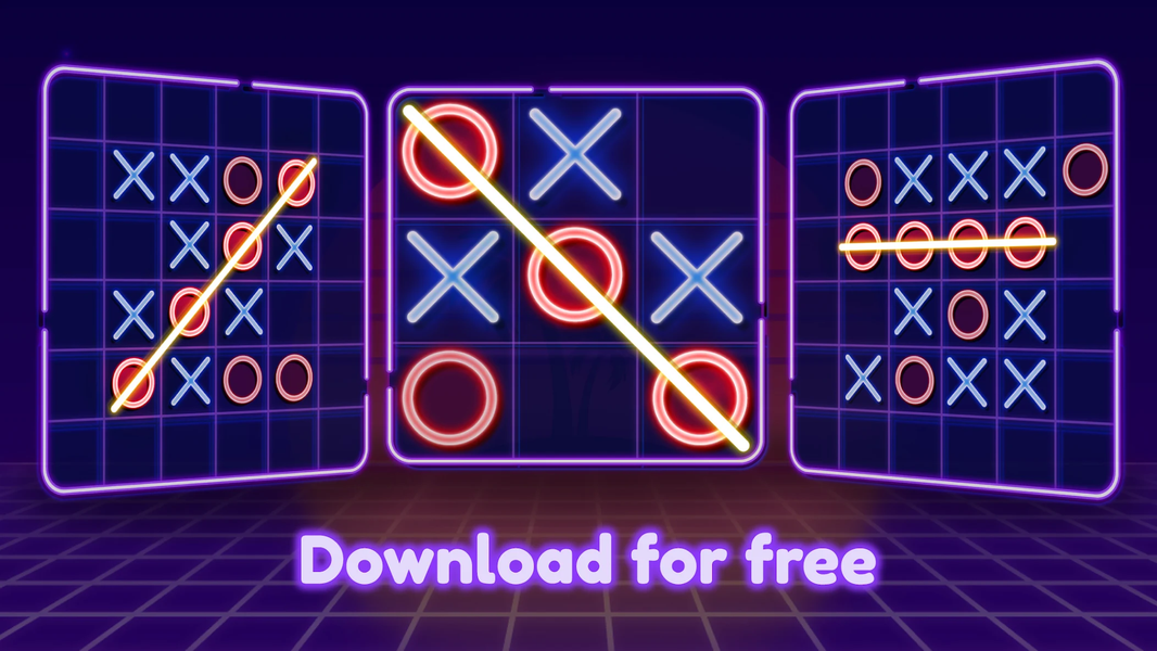 Tic Tac Toe - ۲ Player XO - عکس بازی موبایلی اندروید