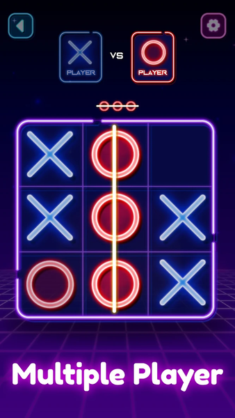 Tic Tac Toe - 2 Player XO - Gameplay image of android game