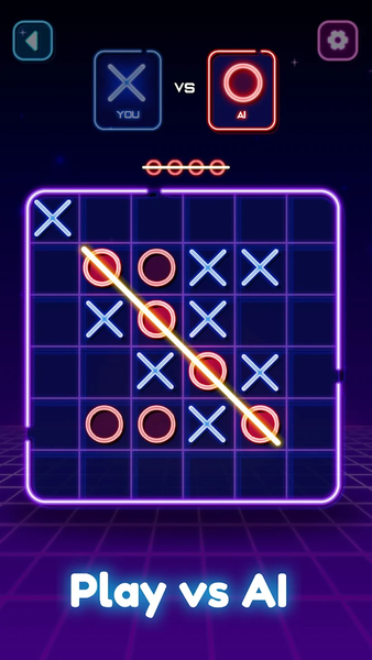 Tic Tac Toe - ۲ Player XO - عکس بازی موبایلی اندروید