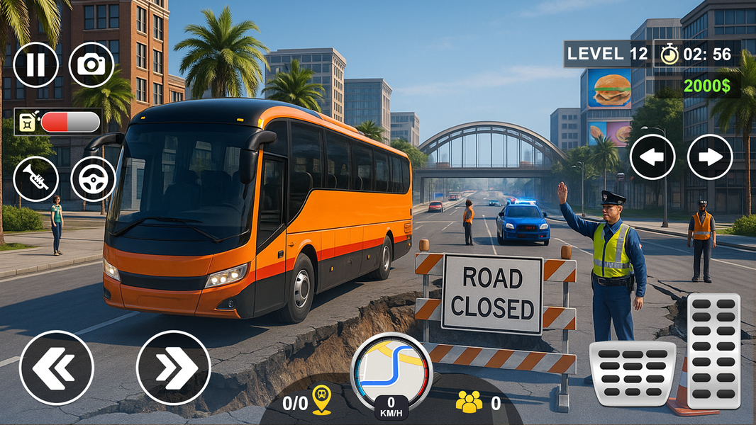 Bus Simulator City Bus Driving - Gameplay image of android game