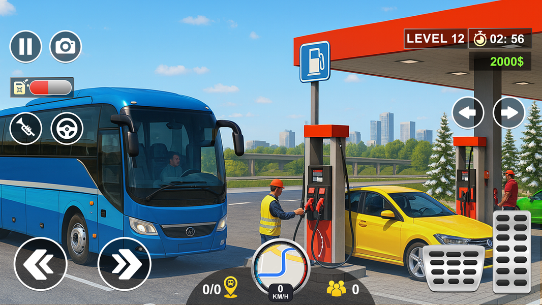 Bus Simulator City Bus Driving - Gameplay image of android game
