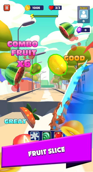Fruit Slash & Cut - Gameplay image of android game