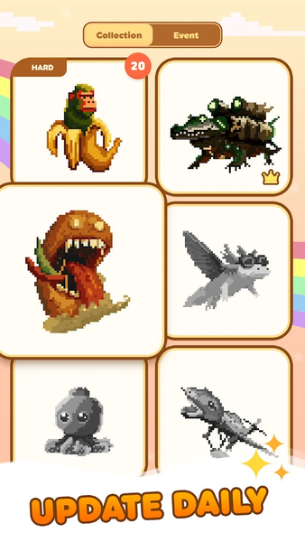 Pixel Coloring : Idiot Meme - Gameplay image of android game