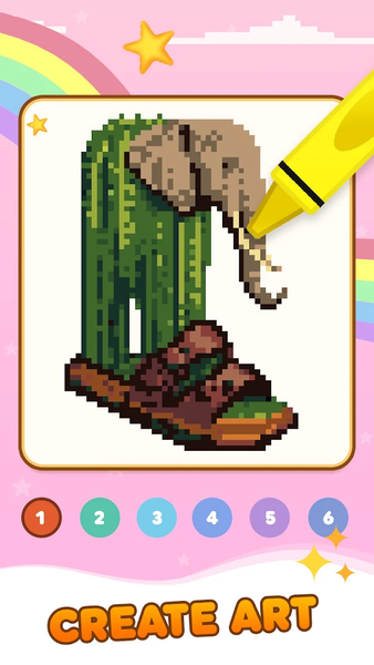 Pixel Coloring : Idiot Meme - عکس بازی موبایلی اندروید
