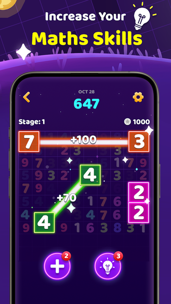 Number Match: Puzzle Game - Gameplay image of android game