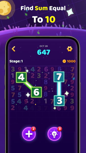 Number Match: Puzzle Game - Gameplay image of android game