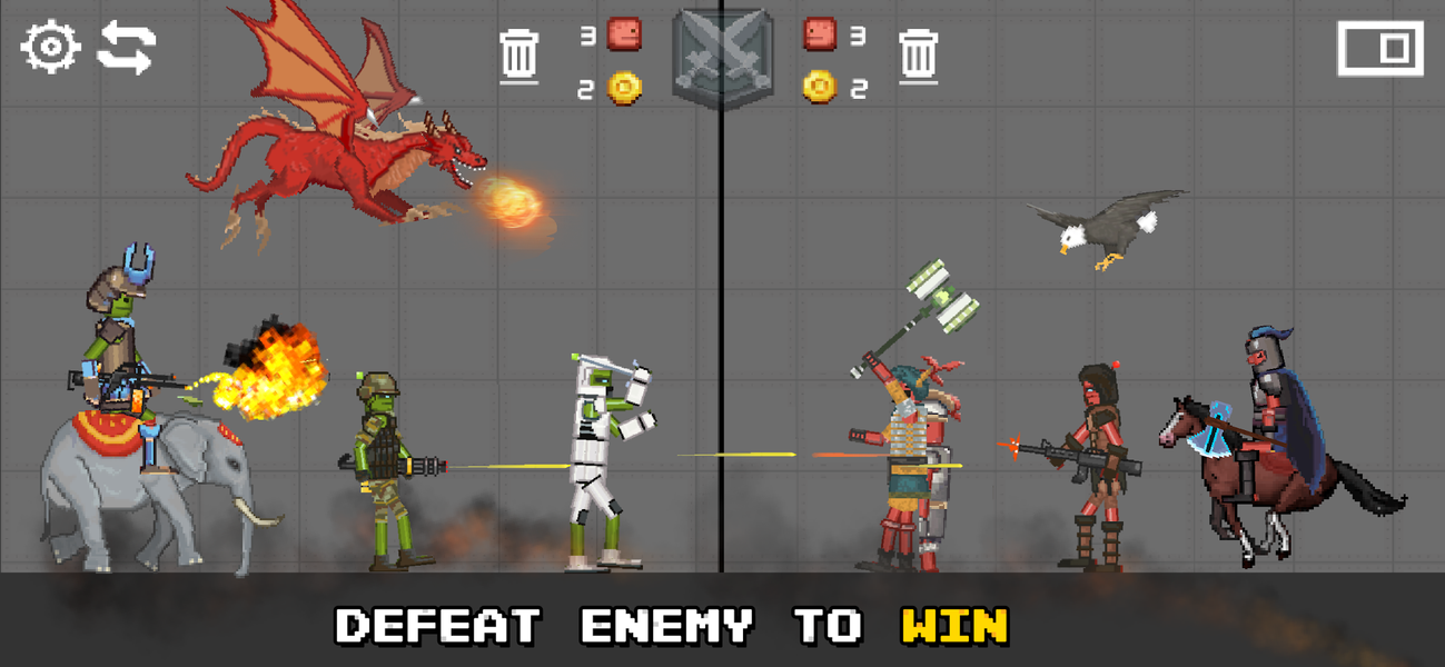 Battle Playground: War Sandbox - Gameplay image of android game