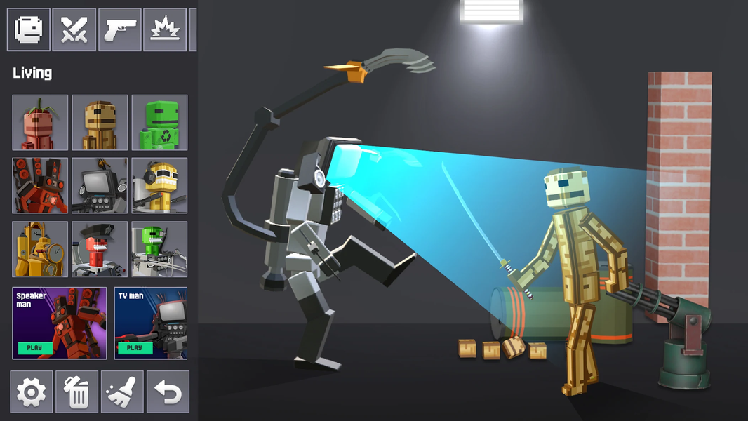 Ragdoll Sandbox Playground 3D - Gameplay image of android game