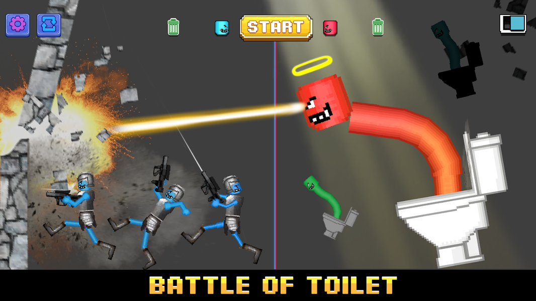 Ragdoll Battle - War Simulator - عکس بازی موبایلی اندروید