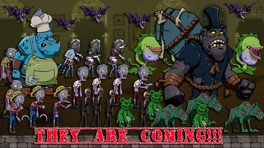 Stickman Fighter: Zombie War - Gameplay image of android game