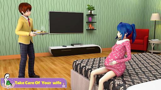 Anime Pregnant Mother Sim - Gameplay image of android game