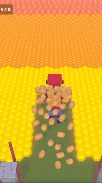 ASMR Honey — Mowing Simulator - Gameplay image of android game