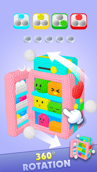 Particle Pop ۳D-Color Sort Puz - عکس بازی موبایلی اندروید