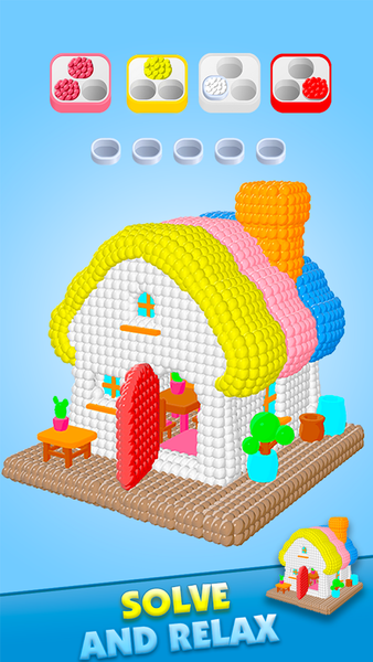 Particle Pop ۳D-Color Sort Puz - عکس بازی موبایلی اندروید
