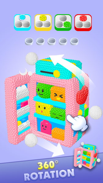 Particle Pop ۳D-Color Sort Puz - عکس بازی موبایلی اندروید