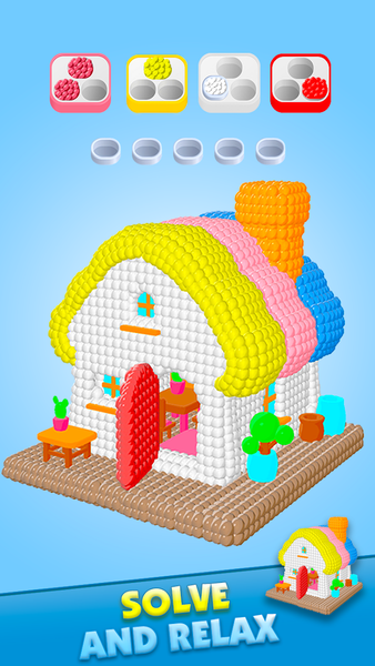 Particle Pop ۳D-Color Sort Puz - عکس بازی موبایلی اندروید