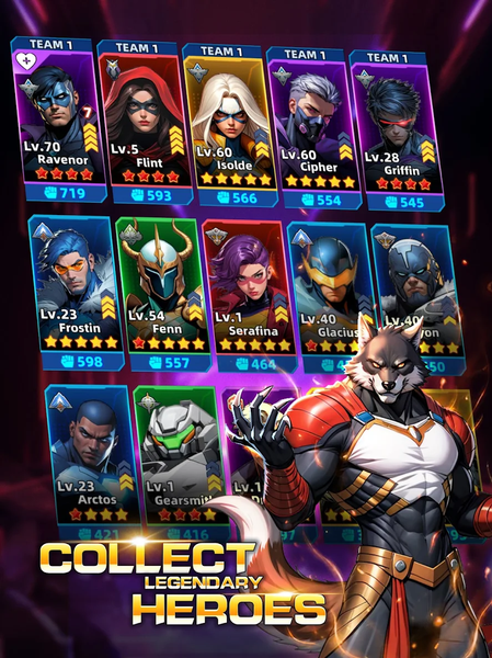 Superhero & Puzzles Match۳ RPG - عکس بازی موبایلی اندروید