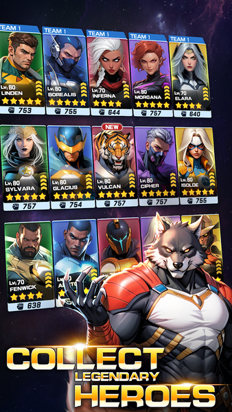 Superhero & Puzzles Match۳ RPG - عکس بازی موبایلی اندروید