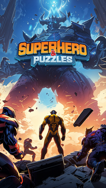 Superhero & Puzzles Match۳ RPG - عکس بازی موبایلی اندروید