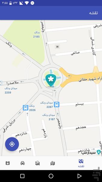 سیدار مپ - نسخه توسعه‌دهندگان - Image screenshot of android app