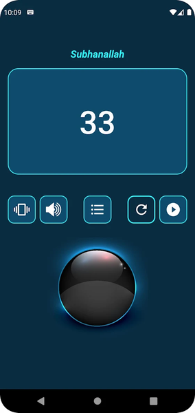 Tasbeeh Tracker - Image screenshot of android app