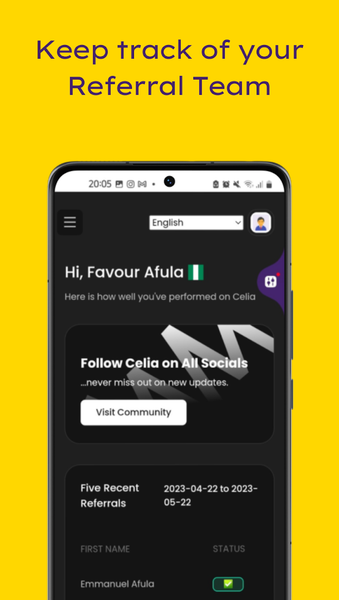 Celia Global - Image screenshot of android app