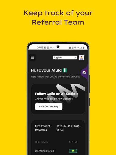 Celia Global - Image screenshot of android app