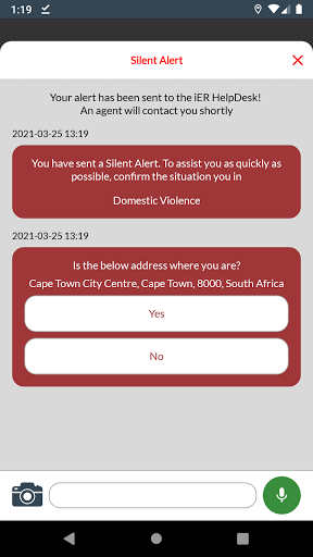 Integrated Emergency Response - Image screenshot of android app