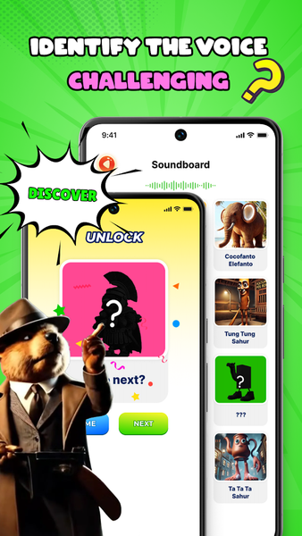 Italian Brainrot: Animal Quiz - عکس برنامه موبایلی اندروید