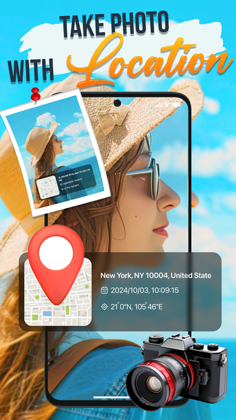 GPS Camera & TimeStamp Photo - عکس برنامه موبایلی اندروید