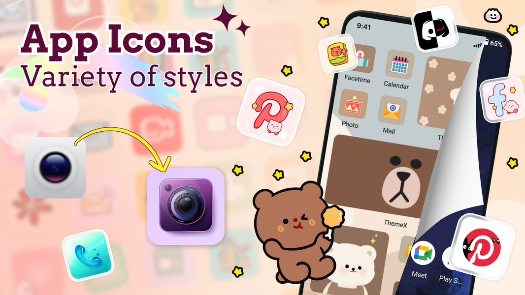 ThemeX: App Icon & My Widgets - Image screenshot of android app