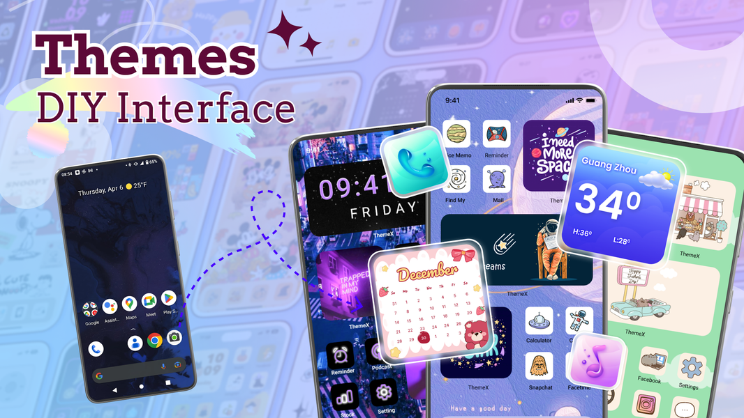 ThemeX: App Icon & My Widgets - Image screenshot of android app