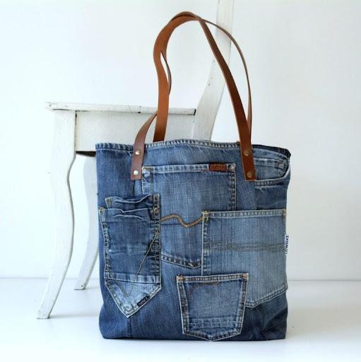 Creative Jeans bag ideas - Image screenshot of android app