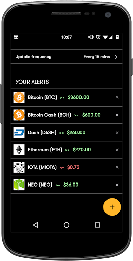 Crypto Coin Market App - عکس برنامه موبایلی اندروید