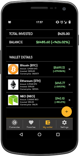 Crypto Coin Market App - عکس برنامه موبایلی اندروید