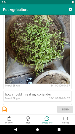 Urban veggie garden - Image screenshot of android app