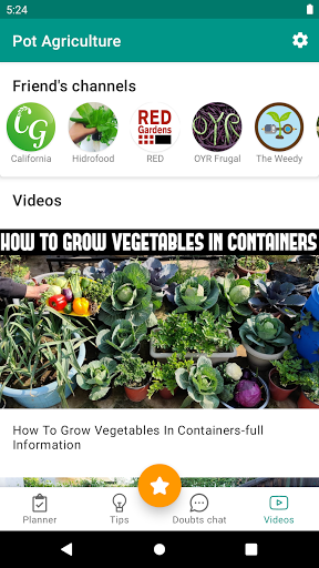 Urban veggie garden - سبزیجات گلدانی - Image screenshot of android app