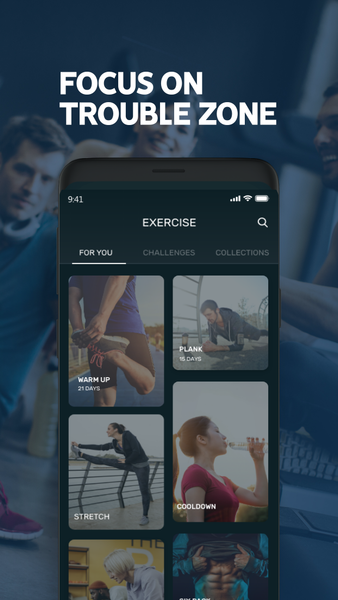 Health Club-Home workouts& Fitness-calorie tracker - Image screenshot of android app