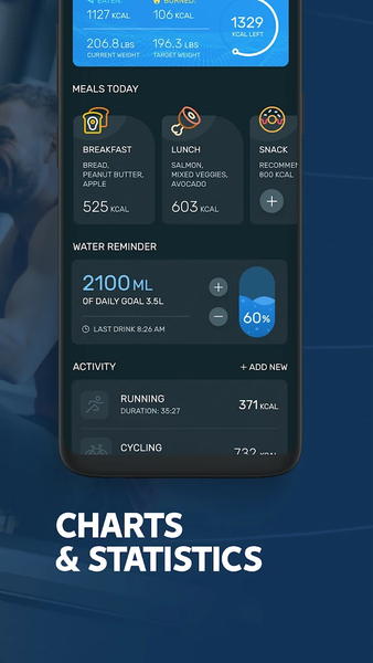 Health Club-Home workouts& Fitness-calorie tracker - Image screenshot of android app