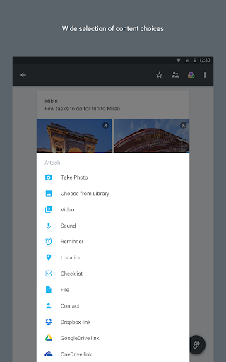 Centrallo – Notes Lists Share - Image screenshot of android app