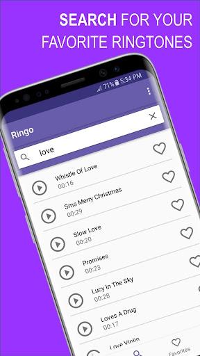 Ringo Ringtones Notifications - Image screenshot of android app