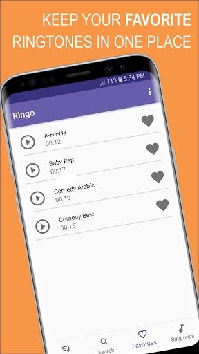 Ringo Ringtones Notifications - Image screenshot of android app