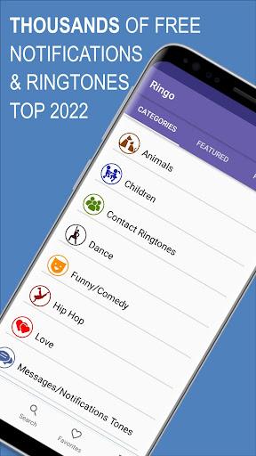 Ringo Ringtones Notifications - Image screenshot of android app
