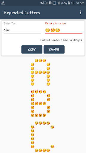 Text Repeater - Image screenshot of android app