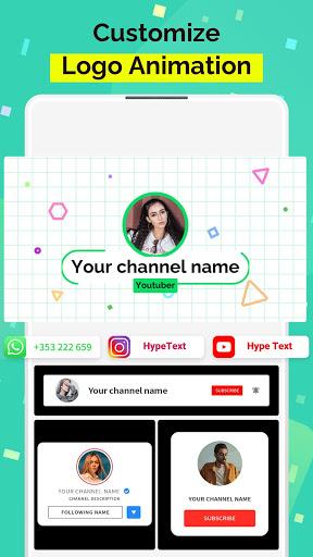 Hype Text – طراحی متن و ساخت اینترو - عکس برنامه موبایلی اندروید