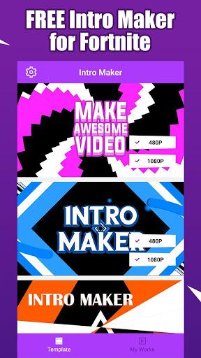 Fort Intro Maker for YouTube - make Fortnite intro - Image screenshot of android app