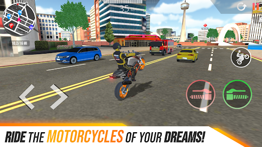 Motorcycle Real Simulator - Gameplay image of android game