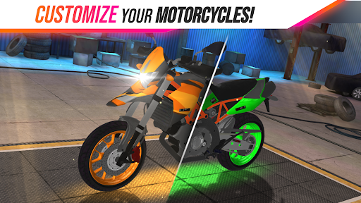 Motorcycle Real Simulator - عکس بازی موبایلی اندروید