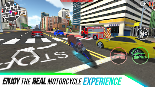 Motorcycle Real Simulator - عکس بازی موبایلی اندروید